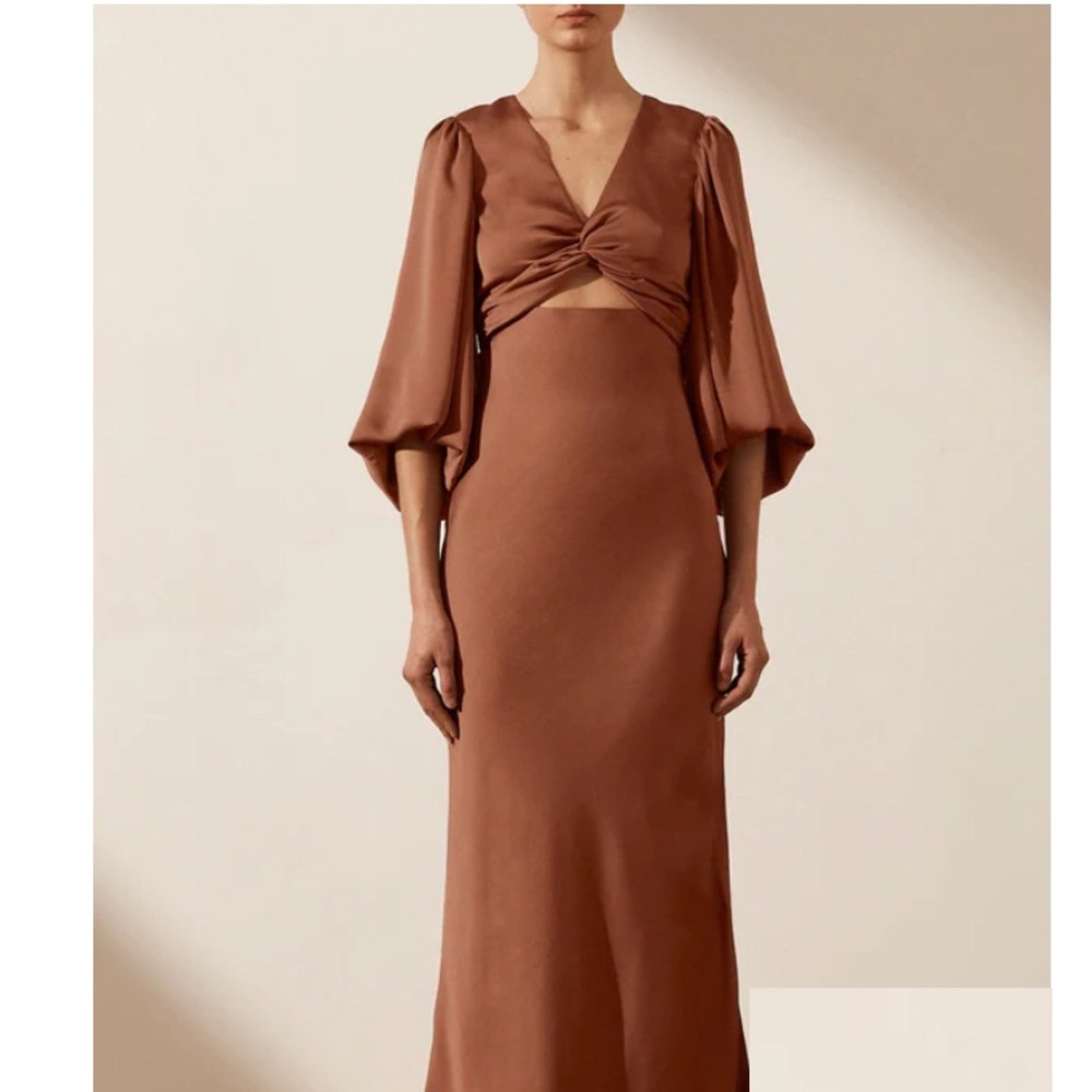 Shona Joy Luxe Twist Front Dress